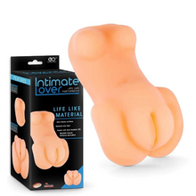 Masturbator manual INTIMATE LOVER Life Like Masturbator, cu sâni, simulare vaginală realistă, material flexibil, culoarea pielii