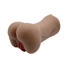 Masturbator realist triplu INTOYOU Lola, interior texturat, simulare orală vaginală și anală, material moale și flexibil, rezistent la apă, culoarea pielii, 20 cm, 650 g