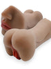 Masturbator realist triplu INTOYOU Lola, interior texturat, simulare orală vaginală și anală, material moale și flexibil, rezistent la apă, culoarea pielii, 20 cm, 650 g