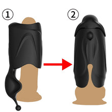 Masturbator B-SERIES Penis Stimulator, cu funcție de încălzire, 10 funcții de vibrație, rezistent la apă, negru (807665)