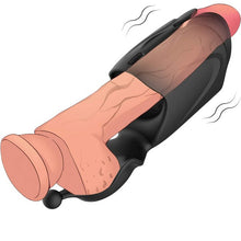 Masturbator B-SERIES Penis Stimulator, cu funcție de încălzire, 10 funcții de vibrație, rezistent la apă, negru (807665)