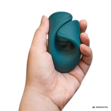 Masturbator cu inel pentru penis LOVENSE Gush 2, cu vibrații și oscilații intense, control prin aplicație, rezistent la apă, verde