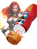 Masturbator inovator MASTURS Solara Fire Sorceress, funcție de realitate augmentată (AR), 9 funcții de sucțiune și presiune, funcție de încălzire, roșu