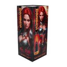 Masturbator inovator MASTURS Solara Fire Sorceress, funcție de realitate augmentată (AR), 9 funcții de sucțiune și presiune, funcție de încălzire, roșu