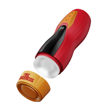 Masturbator inovator MASTURS Solara Fire Sorceress, funcție de realitate augmentată (AR), 9 funcții de sucțiune și presiune, funcție de încălzire, roșu