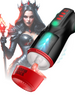 Masturbator inovator MASTURS Raven Shadow Sinner, funcție de realitate augmentată (AR), 9 funcții de sucțiune, 9 funcții de vibrație, negru