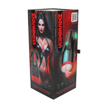 Masturbator inovator MASTURS Raven Shadow Sinner, funcție de realitate augmentată (AR), 9 funcții de sucțiune, 9 funcții de vibrație, negru