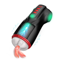 Masturbator inovator MASTURS Raven Shadow Sinner, funcție de realitate augmentată (AR), 9 funcții de sucțiune, 9 funcții de vibrație, negru