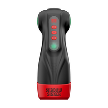 Masturbator inovator MASTURS Raven Shadow Sinner, funcție de realitate augmentată (AR), 9 funcții de sucțiune, 9 funcții de vibrație, negru