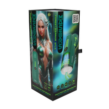 Masturbator inovator MASTURS Ayla Forest Warrior, funcție de realitate augmentată (AR), 9 funcții de sucțiune, funcție de sunet, verde