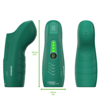Masturbator inovator MASTURS Ayla Forest Warrior, funcție de realitate augmentată (AR), 9 funcții de sucțiune, funcție de sunet, verde