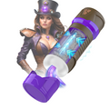 Masturbator inovator MASTURS Misty Steam Mistress, funcție de realitate augmentată (AR), 3 funcții de sucțiune și presiune, 10 funcții de vibrații, mov