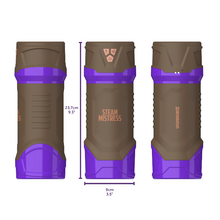 Masturbator inovator MASTURS Misty Steam Mistress, funcție de realitate augmentată (AR), 3 funcții de sucțiune și presiune, 10 funcții de vibrații, mov