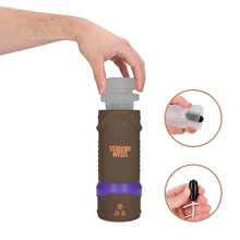 Masturbator inovator MASTURS Misty Steam Mistress, funcție de realitate augmentată (AR), 3 funcții de sucțiune și presiune, 10 funcții de vibrații, mov