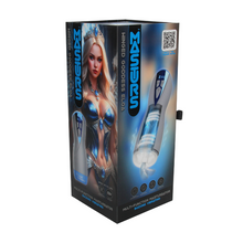 Masturbator inovator MASTURS Eloa Winged Goddess, funcție de realitate augmentată (AR), 5 funcții de sucțiune, 9 funcții de vibrație, albastru