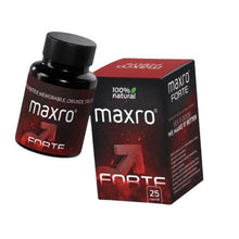 Capsule MAXRO FORTE, pentru îmbunătățirea performanțelor sexuale, creșterea apetitului sexual și erecție, pentru bărbați, 25 buc