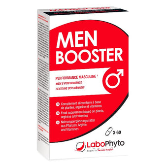 Afrodisiac MEN BOOSTER, Labophyto, pentru cresterea apetitului sexual si erectie, 60 capsule