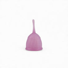 Cupe menstruale FEMI.EKO® Teen, din silicon medical, protecție până la 12 ore, mărime XS, mov