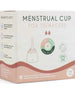 Cupe menstruale FEMI.EKO® Teen, din silicon medical, protecție până la 12 ore, mărime XS, mov