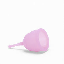 Cupe menstruale FEMI.EKO® Teen, din silicon medical, protecție până la 12 ore, mărime XS, mov