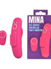 Vibrator pentru chilot MINA Veil Remote Controlled Panty, cu telecomandă, 10 funcții de vibrație, din silicon, 10 cm, roz