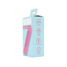 Stimulator clitoris MINA Whisper, design în formă de ruj, 10 funcții de vibrație, 9.25 cm, roz