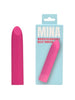 Stimulator clitoris MINA Whisper, design în formă de ruj, 10 funcții de vibrație, 9.25 cm, roz