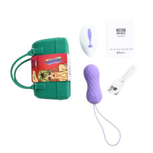 Bile FEELZTOYS Motion Love Balls Jivy, pentru exerciții kegel și stimulare vaginală, control prin telecomandă, 7 funcții de vibrație, mov