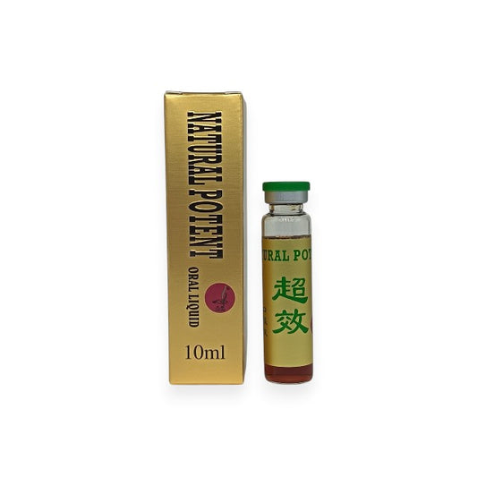 Fiolă NATURAL POTENT, soluție orală pentru susținerea potenței și a erecțiilor puternice, 1 buc x 10 ml