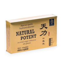 Set fiole NATURAL POTENT, soluție orală pentru susținerea potenței și a erecțiilor puternice, 6 fiole