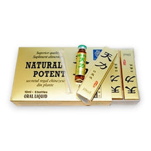 Set fiole NATURAL POTENT, soluție orală pentru susținerea potenței și a erecțiilor puternice, 6 fiole