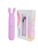Vibrator bullet NAUTI Petites Rabbit Ears, pentru stimularea clitorisului, 10 functii de vibratie, roz cu urechi de iepuras