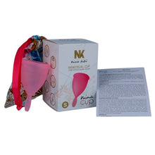 Cupă menstruală NINA KIKI Menstrual Cup S, din silicon medical, protecție până la 12 ore, mărime S, roz