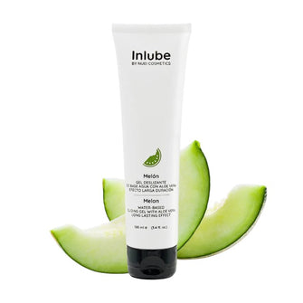 Gel Lubrifiant NUEI - INLUBE, pe baza de apa, cu aroma de Pepene (Melon), 100 ml