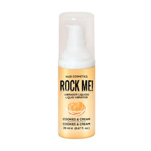 Gel Vibrator Nuei - Rock Me, pentru stimulare clitoris si excitare, cookies and cream, 20ml