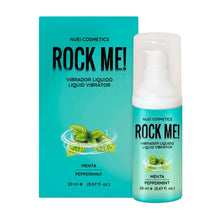 Gel Vibrator Nuei - Rock Me, pentru stimulare clitoris si excitare, menta, 20ml