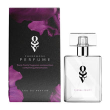 Parfum cu feromoni OBSESSIVE Floral-Fruity, note de cașmir, boabe de tonka, praline și vanilie, mov, 30 ml