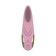 Vibrator OHH! DELUXE Ainol, texturat pentru stimulare suplimentară, 7 funcții de vibrație, rezistent la apă, din silicon, 25 cm, roz