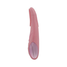 Vibrator OHH! DELUXE Ainol, texturat pentru stimulare suplimentară, 7 funcții de vibrație, rezistent la apă, din silicon, 25 cm, roz