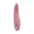 Vibrator OHH! DELUXE Ainol, texturat pentru stimulare suplimentară, 7 funcții de vibrație, rezistent la apă, din silicon, 25 cm, roz