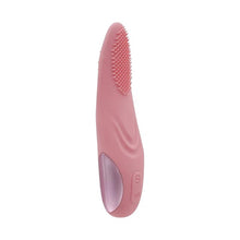 Vibrator OHH! DELUXE Ainol, texturat pentru stimulare suplimentară, 7 funcții de vibrație, rezistent la apă, din silicon, 25 cm, roz