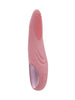Vibrator OHH! DELUXE Ainol, texturat pentru stimulare suplimentară, 7 funcții de vibrație, rezistent la apă, din silicon, 25 cm, roz