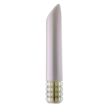 Vibrator bullet OH MY GEM Bold Vibe Diamond, pentru stimulare clitoris, 5 viteze și 5 funcții de vibrație profundă, roz sidefat