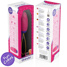 Ou vibrator ONINDER Love Pleasure Fun Colors, control prin aplicație, cu funcție de vibrații în valuri, din silicon, roz intens