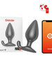 Plug anal ONINDER APP, control prin aplicatie, negru, 11 cm