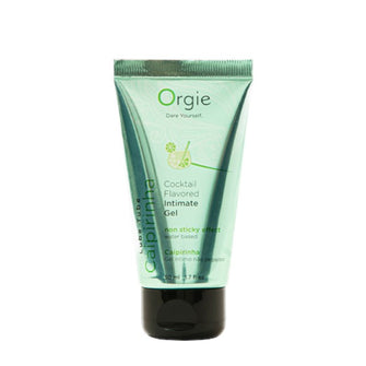 Lubrifiant cu aromă ORGIE Lube Tube - Cocktail Intimate Gel CAIPIRINHA, pe bază de apă, 50 ml