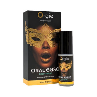 Spray pentru sex oral adânc ORGIE Oral Ease Deepthroat, cu aromă de mentă, 15 ml