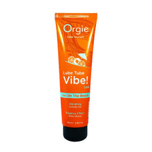 Gel lubrifiant Orgie - Vibe Sex On Beach, pe baza de apa, cu efect de vibratie, cu aroma de piersica potocala si merisor, 100 ml