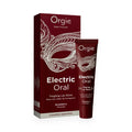 Luciu de buze pentru sex oral ORGIE Electric Oral, cu efect de stimulare, aromă de căpșuni, 10 ml