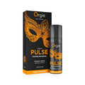 Gel intim ORGIE Pulse, susține stimularea clitoridiană, cu efect de răcire, senzații de furnicături și pulsații, aromă ice caramel, 15 ml